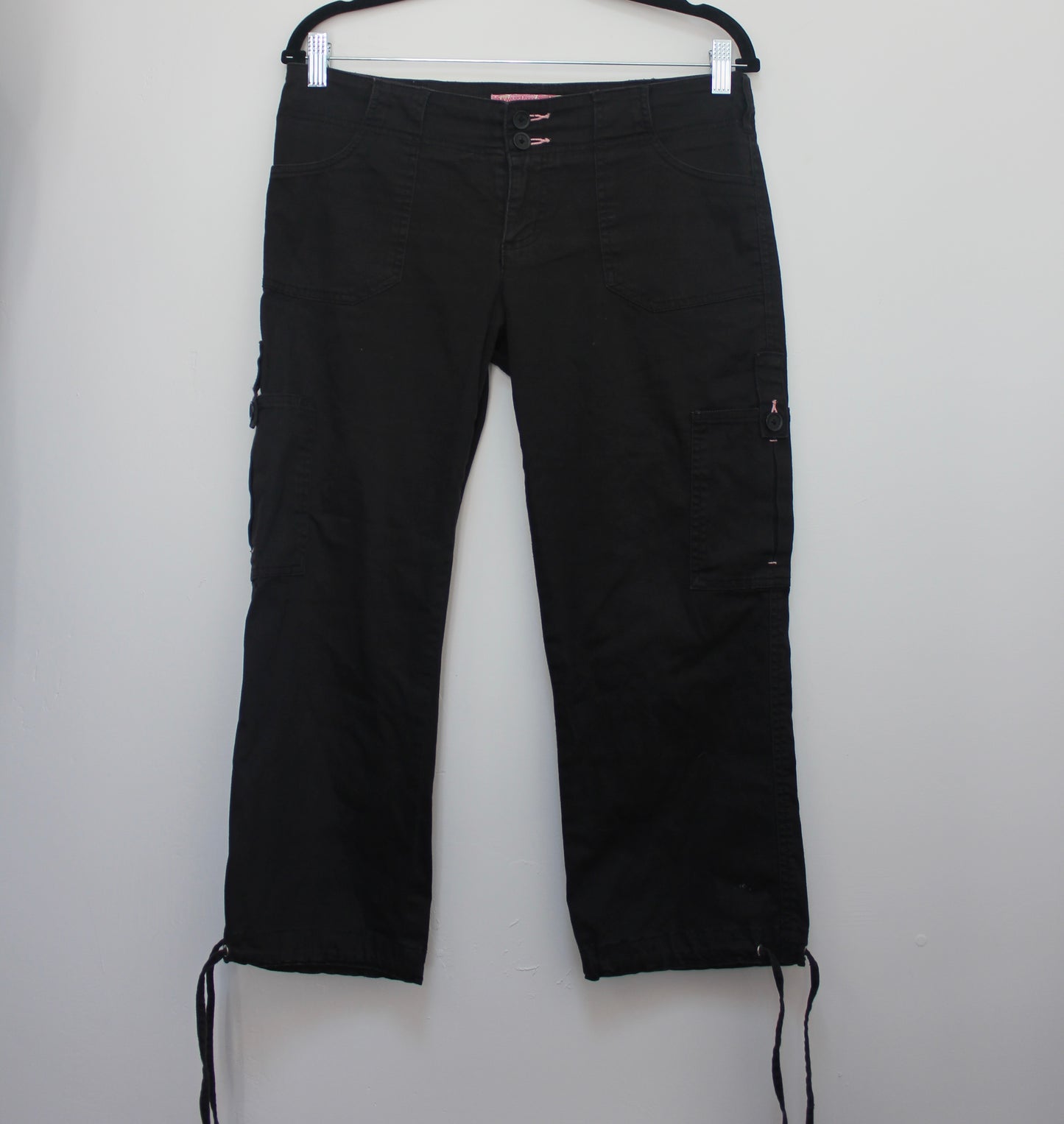 Plugg Cord Cropped Cargo Pants