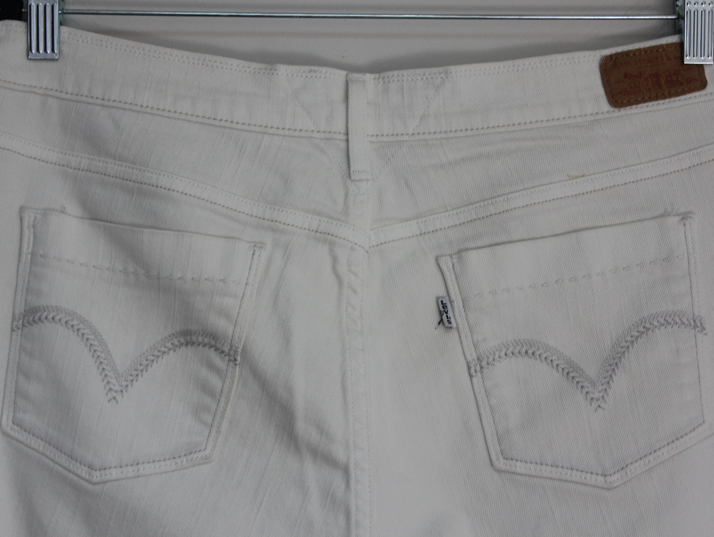 Levis Vintage White Out Shorts