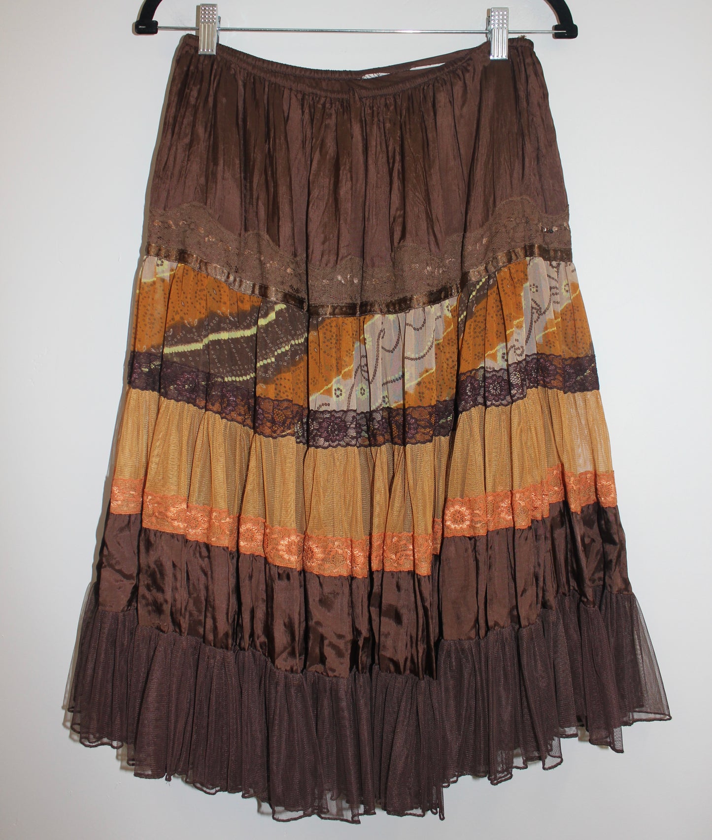 Camp Wintour Tiered Midi Skirt