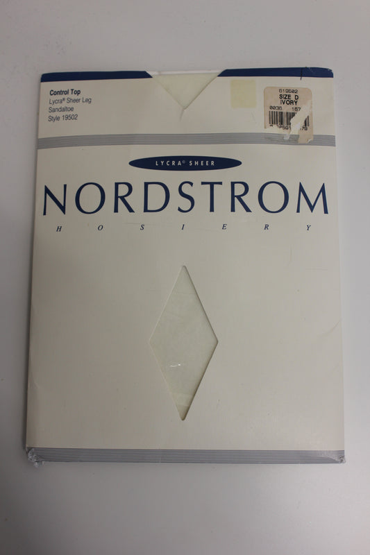 Vintage Nordstrom Hosiery- Ivory Sheer Tights