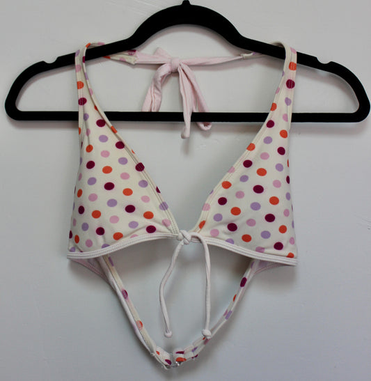 Y2K Polka Dot Bikini Top