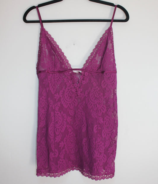 Jolene Purple Lace Slip Tank