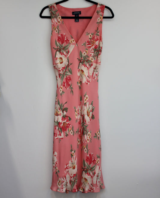 Sweet Magnolias Silk Floral Dress