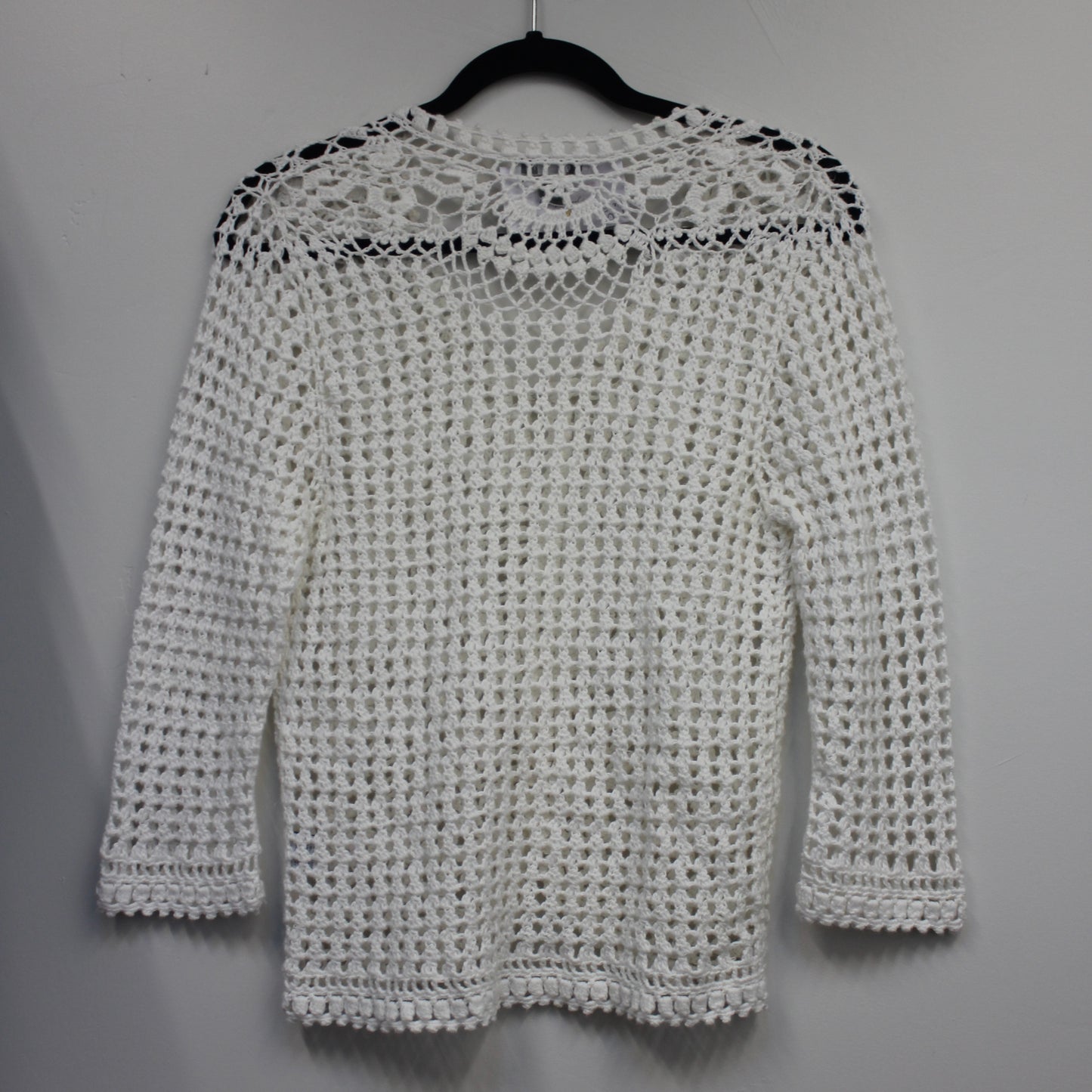 Darling Crochet Pearled Cardigan