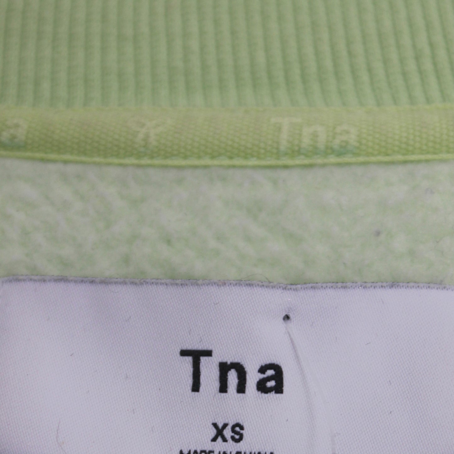 TNA Lime Pullover Sweatshirt