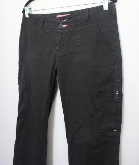 Plugg Cord Cropped Cargo Pants