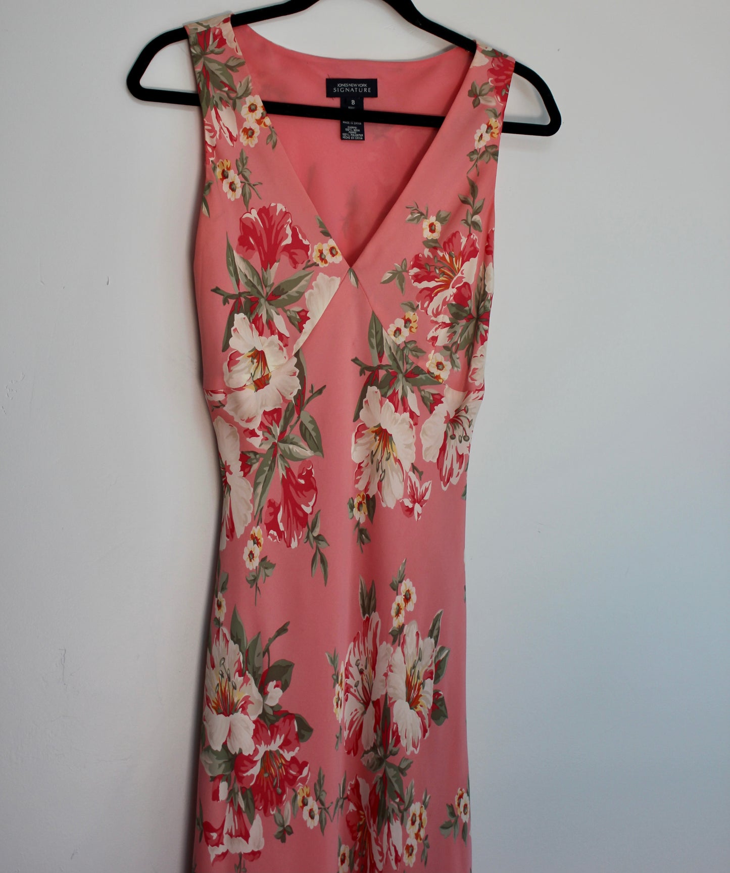 Sweet Magnolias Silk Floral Dress