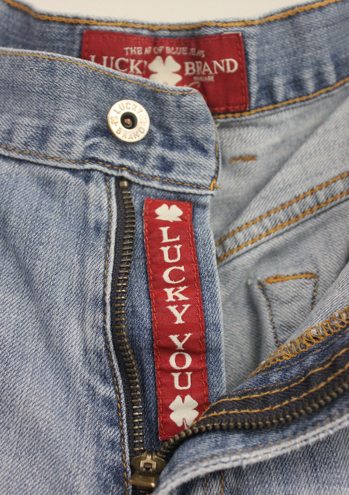 The Art of Lucky Blue Jeans