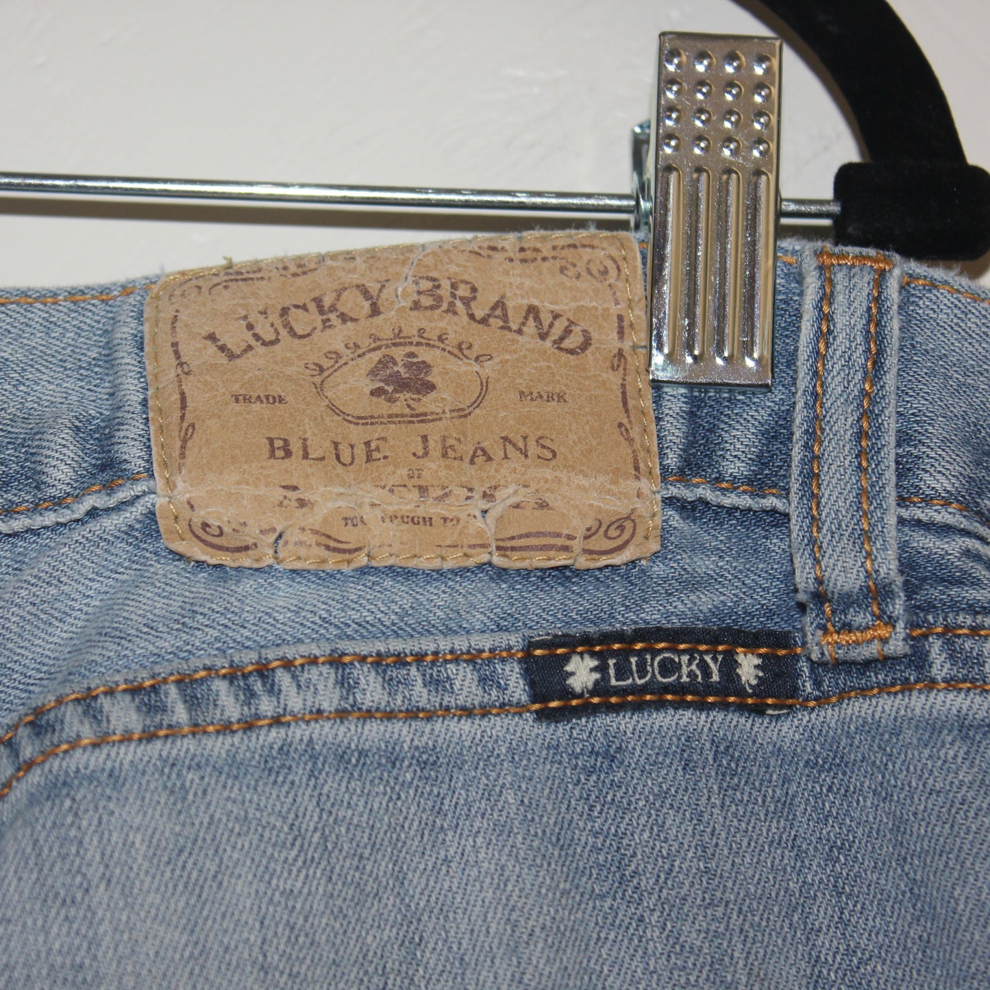 The Art of Lucky Blue Jeans