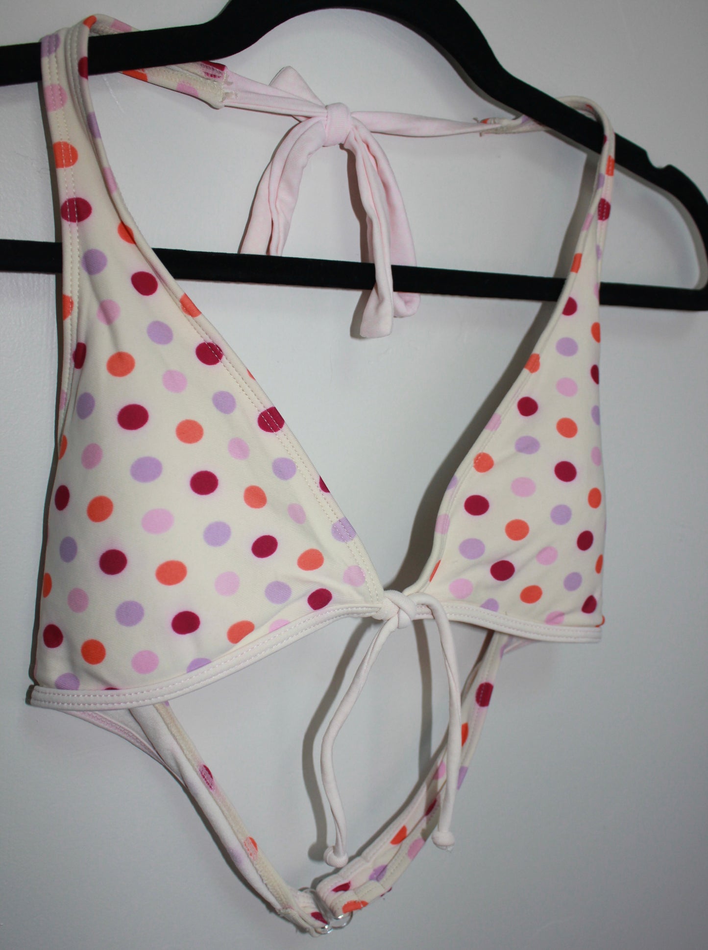 Y2K Polka Dot Bikini Top